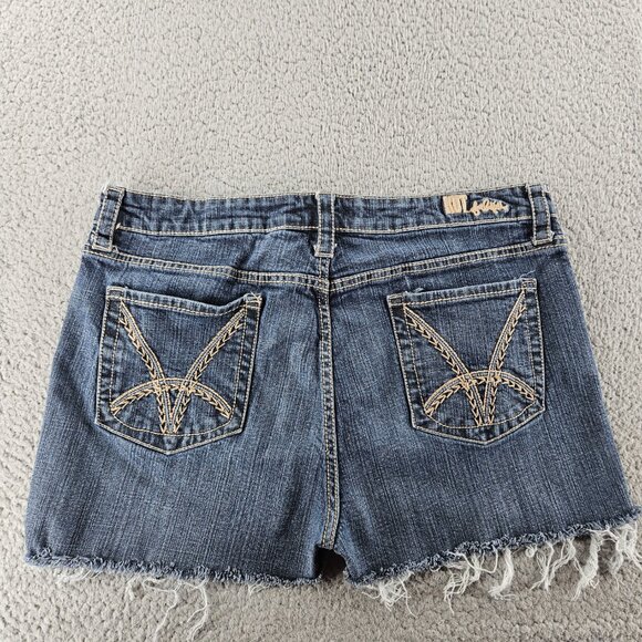Kut From The Kloth Shorts Womens 14 Blue Cut Off Frayed Hem Distressed Stretch - Picture 14 of 16